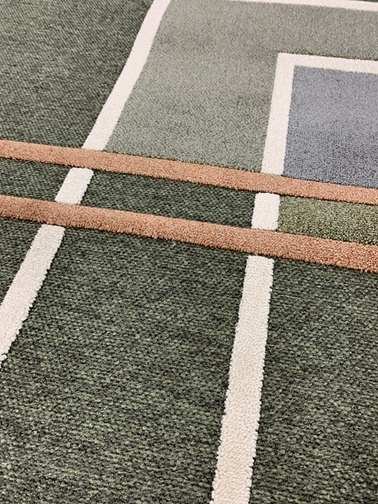 Trevi matto ruudukko vihreä