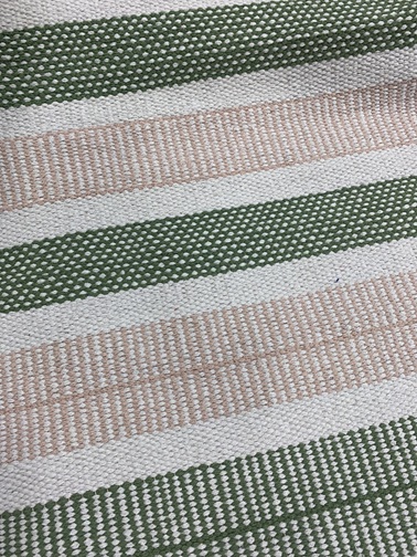 Foksi puuvilla rosa-vihreä