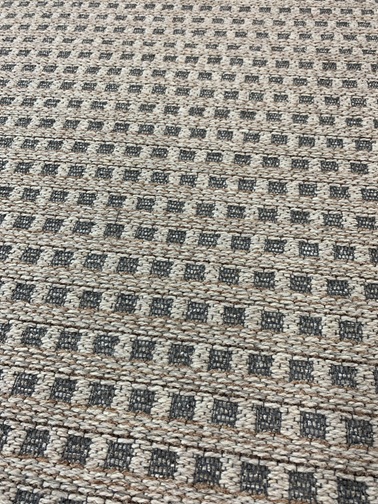 Sienna villamatto ruudukko beige