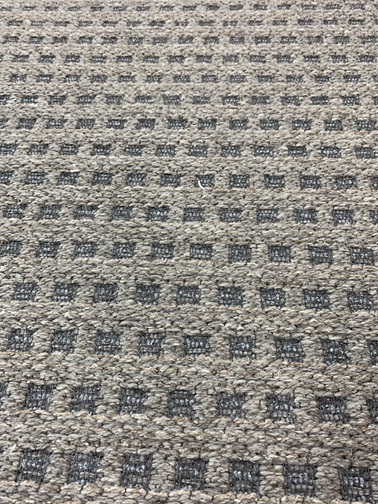 Sienna villamatto ruudukko greyge