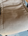Pellava keinutuolinpehmuste beige