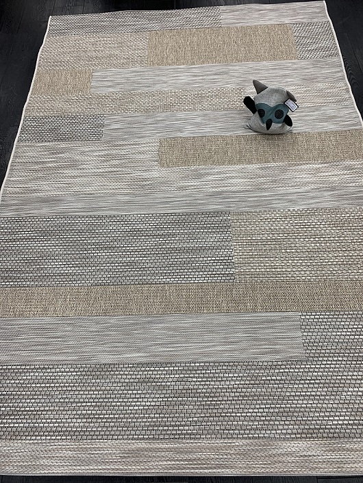 [2952355200290VAALEA] Prato jokatilanmatto variaatiokuviot vaalea 200x290 cm