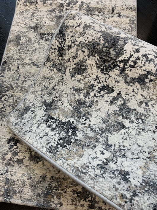 Tundra nukkamatto Ice vaalea-harmaa käytäväkoot