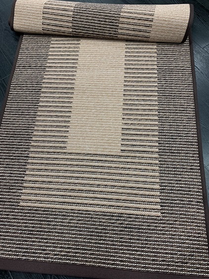 [AADA100300RUSKIN] Aada puuvillamatto ruskea-kinuski (100 x 300)