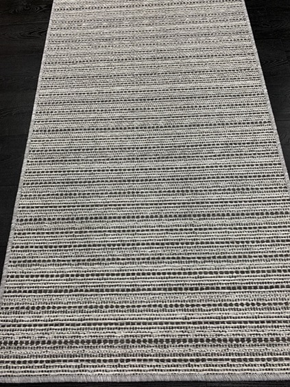 Toscana harmaa hillitty käytävämatto