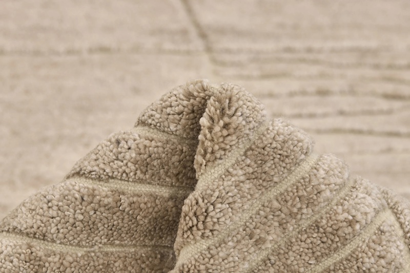 [MT11245785300BEIGE] Landscape käsinsolmittu beige (85 x 300)