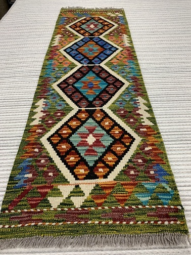 Kelim villamatto 47x150 cm