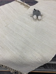 [COTTON60120LV] Sara puuvillamatto luonnonvaalea 60x120 cm