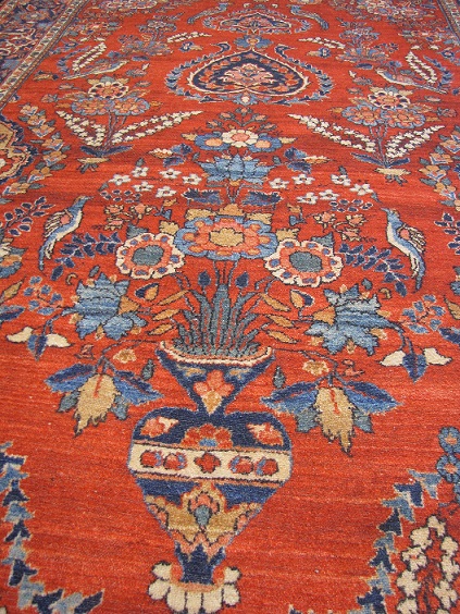 Vintage Kayseri punainen orientalkuvio