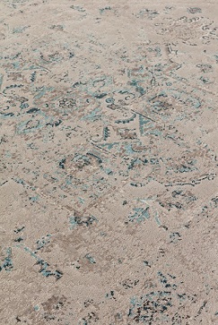 Patina nukkamatto beige/turkoosi 160x230 cm