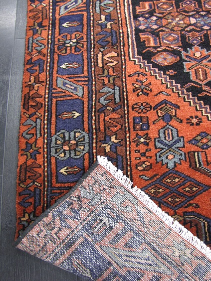 Kamseh käsinsolmittu villamatto 154x285 cm