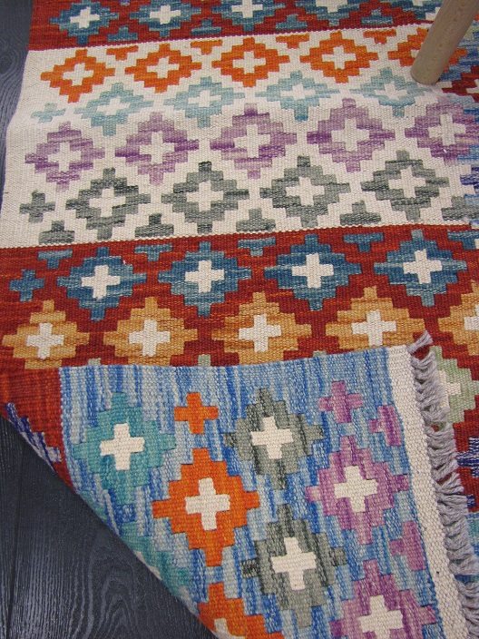 Afghan Kelim villamatto 81x121 cm