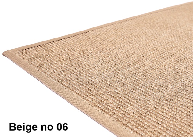 Sisal sileäpintainen matto