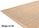 Sisal sileäpintainen matto