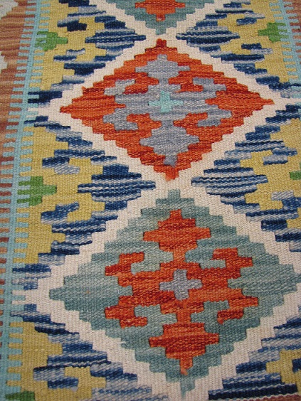 Kelim villamatto 63x82 cm