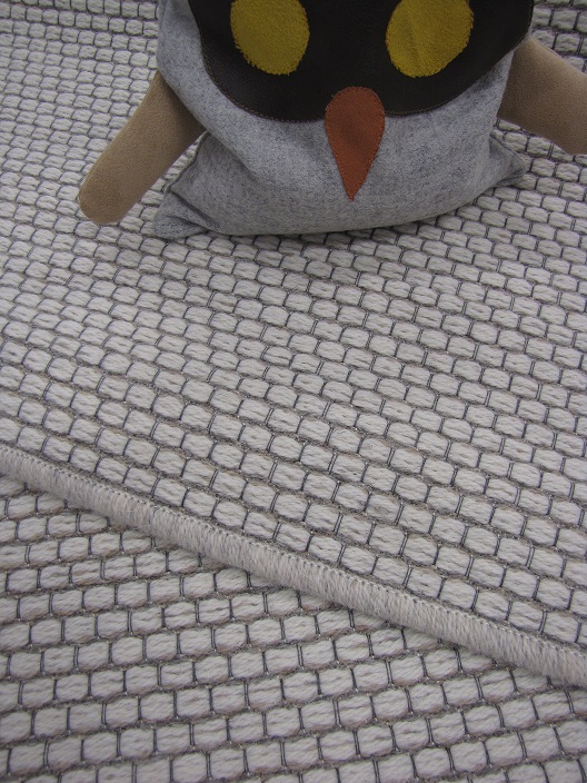 Nordic käytävävillamatto vaalea, beige twist