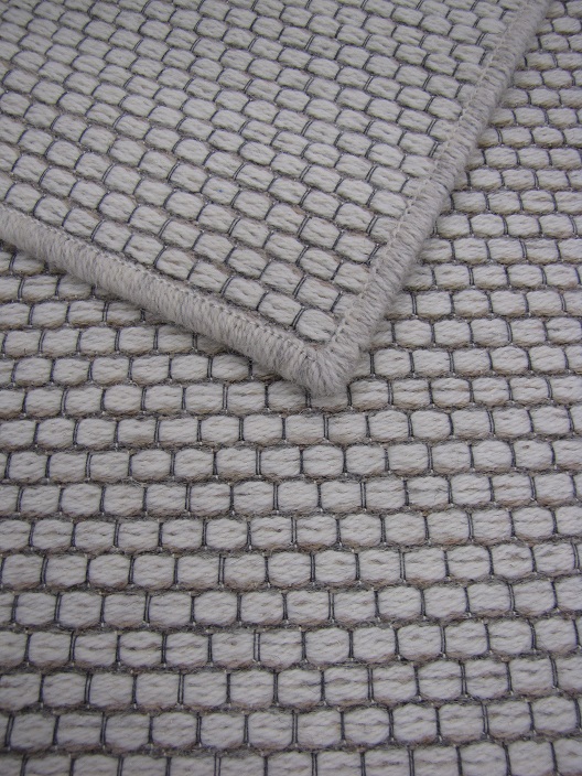 Nordic käytävävillamatto vaalea, beige twist