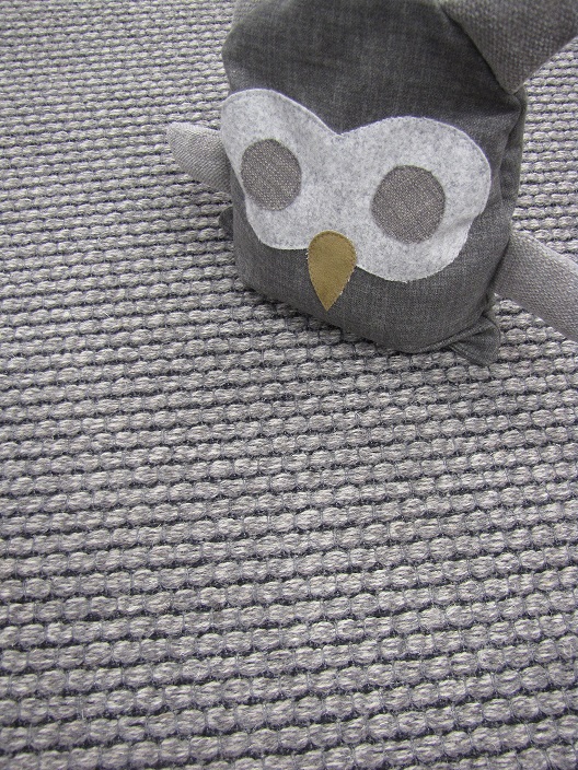 Nordic käytävävillamatto tummanharmaa 80 cm leveä rulla