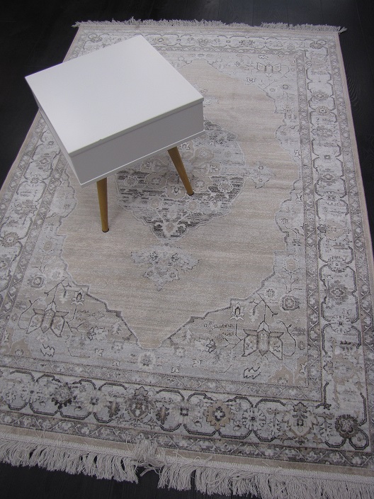 Palace viskoosimatto beige medaljonki