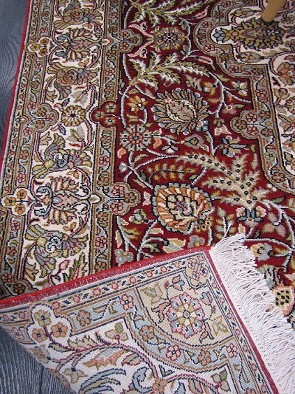 Kashmir silkkimatto 98x156 cm punainen