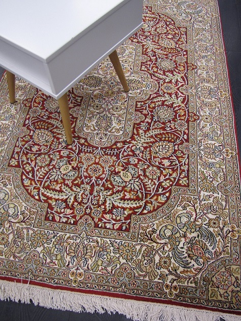 Kashmir silkkimatto 98x156 cm punainen