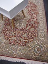 Kashmir silkkimatto 98x156 cm punainen