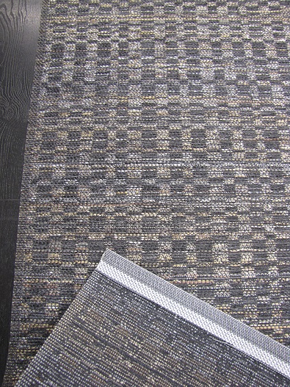 Ravenna sileäksi kudottu matto tumma 200x290 cm
