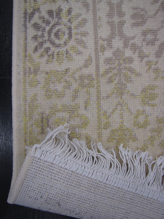 Fold sileät - kierrätysmateriaalit beige/keltainen 80x150 cm