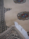 Bokhara käsinsolmittu 3 ply beige 81x206 cm