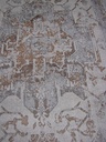 Palace viskoosimatto harmaa/terracotta medaljonki