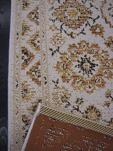 Star sileäksi kudottu matto beige/terra vintage 140x200 cm