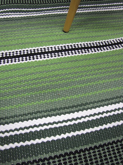 Elina puuvillamatto vihreä 80x200 cm