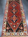 Kashqhai käsinsolmittu villamatto 80x183 cm
