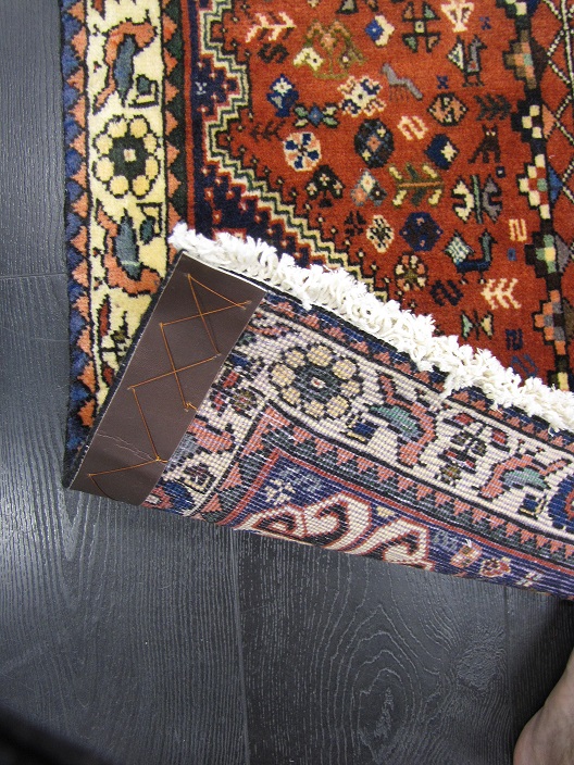Abadeh käsinsolmittu villamatto 75x197 cm