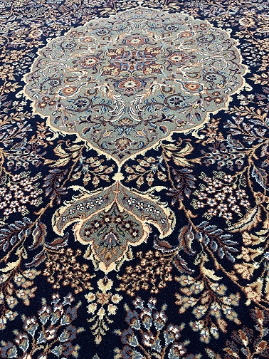 Diamond villamatto tummansininen 200x300 cm