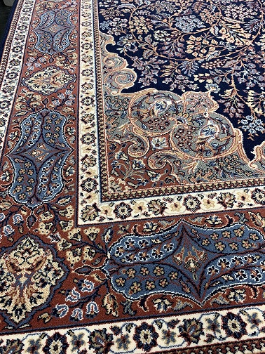 Diamond villamatto tummansininen 200x300 cm