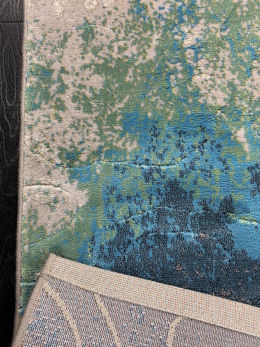 Patina nukkamatto beige/turkoosi/vihreä 160x230 cm