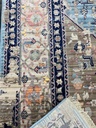 Antique nukkamatto taivaansininen 160x230 cm