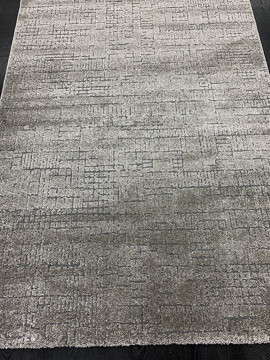 Trento nukkamatto greyge ristikko 160x230 cm