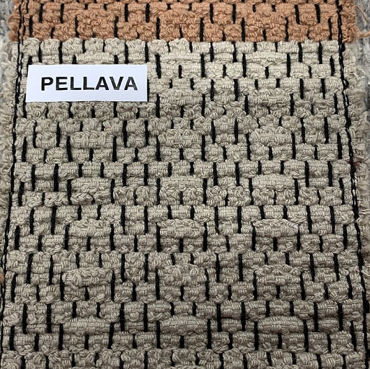 Aava puuvillamatto beigen ja ruskeansävyt