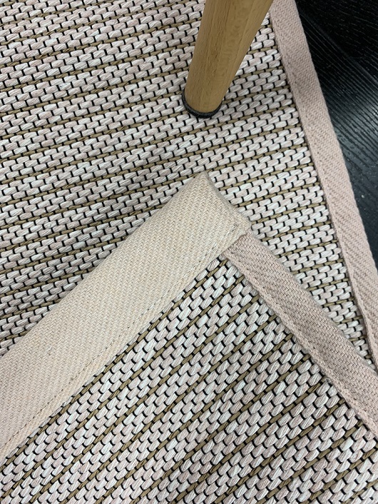 Lumia puuvilla-paperinarumatto rosanbeige