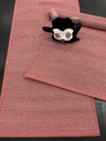Lumia puuvilla-paperinarumatto rosapinkki