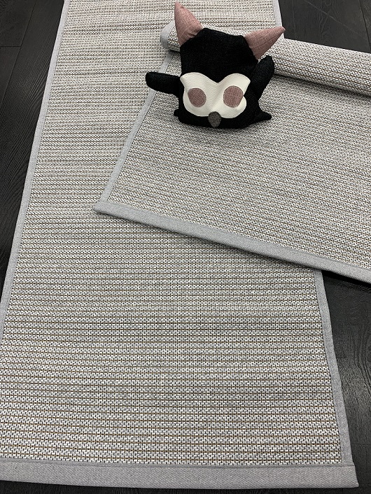 Lumia puuvilla-paperinarumatto vaaleanharmaa