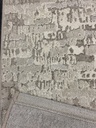 Savona nukkamatto beige hillitty kuvio 120x170 cm