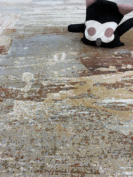 Plaza nukkamatto vaalea-terra utuinen 200x290 cm