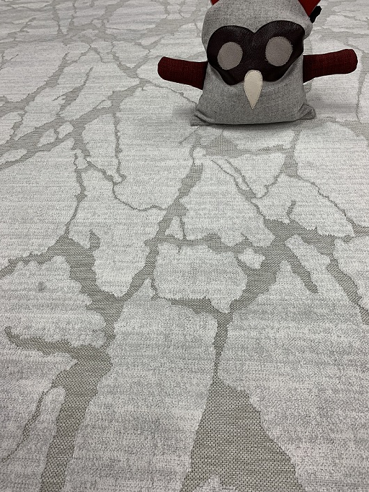 Origami viskoosimatto vaalea 160x230 cm
