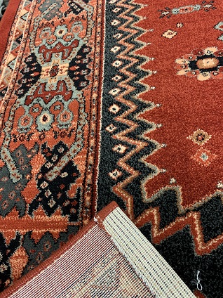 Kashqai villamatto punavihreä