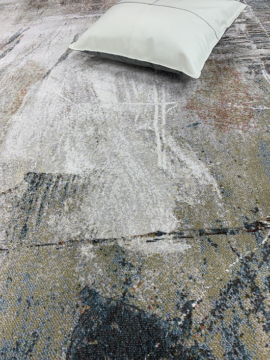 Plaza nukkamatto beige-petrooli 160x230 cm