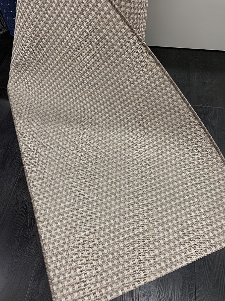 Dawn käytävämatto beige ruutu 80 cm leveä rulla
