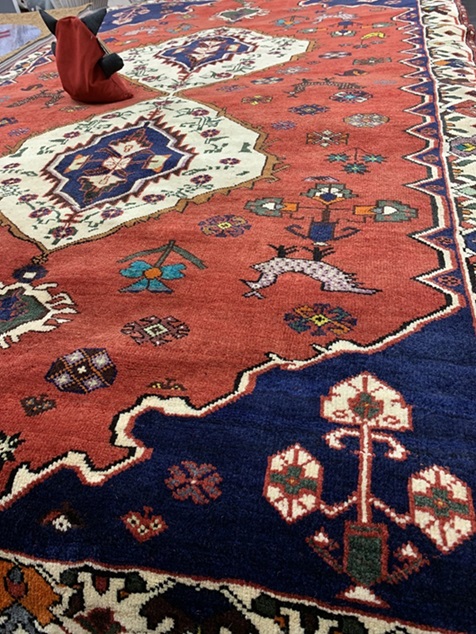 Shiraz persialainen käsinsolmittu villamatto 164x249 cm